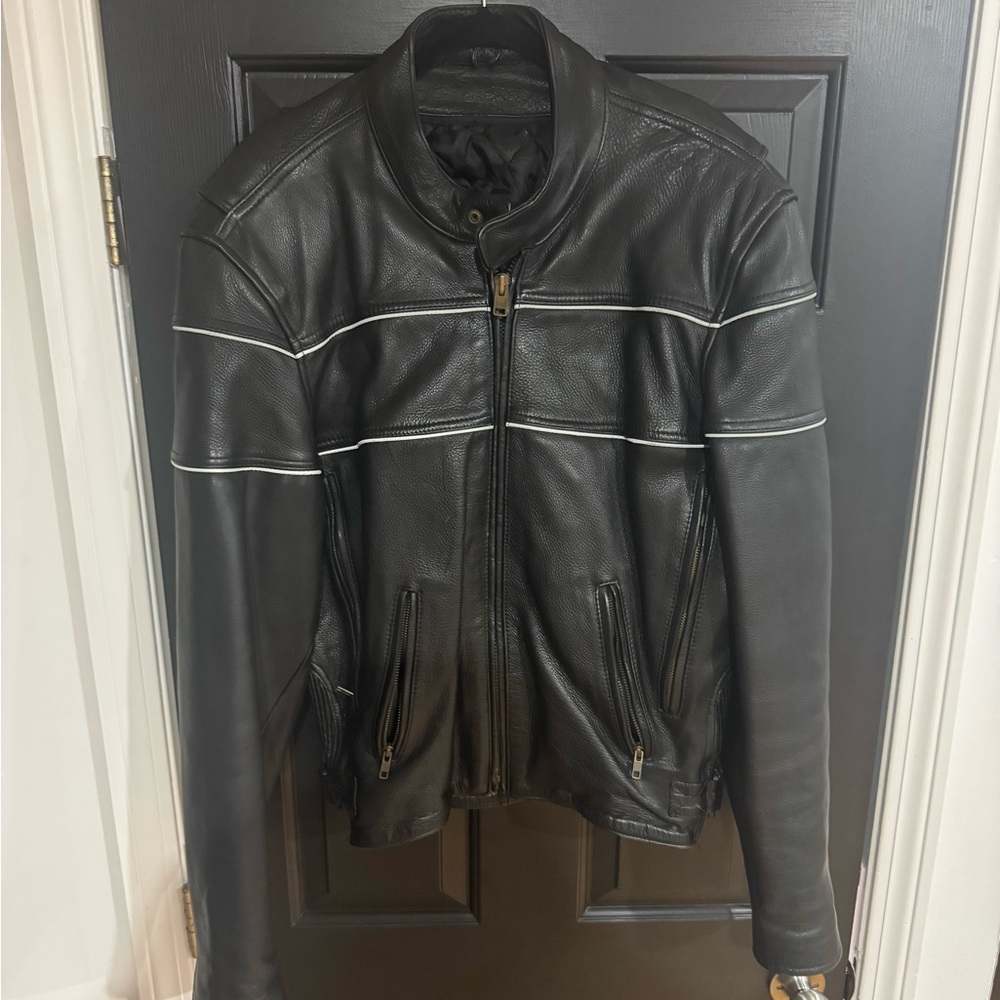 Wilsons Leather Black Bomber Jacket